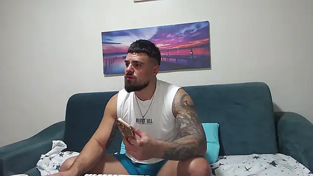 Tiberius hunk online show from October 1, 4:02 pm