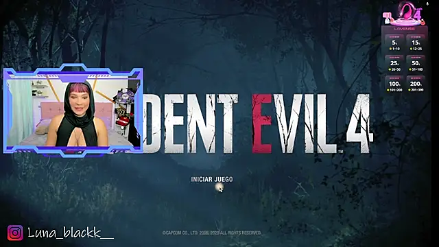 Luna blackk online show from April 12, 2:16 am