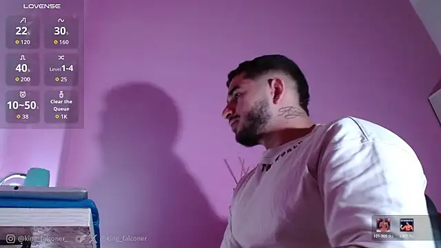 king falconer online show from March 12, 8:15 pm