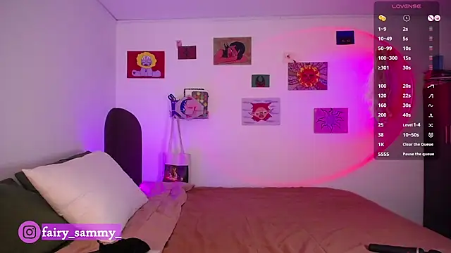 fairy sammy  online show from January 15, 12:15 am