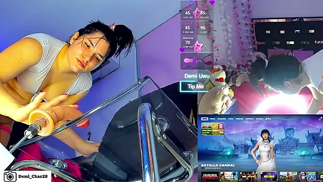 demi chan online show from March 24, 8:08 am