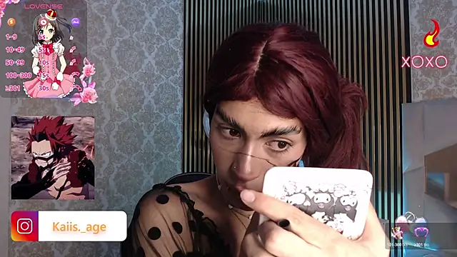 Snapshot of kaisage_tay chatting on August 1, 3:28 am kaisage tay online show from August 1, 3:28 am