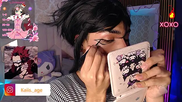 Snapshot of kaisage_tay chatting on August 2, 3:27 am kaisage tay online show from August 2, 3:27 am