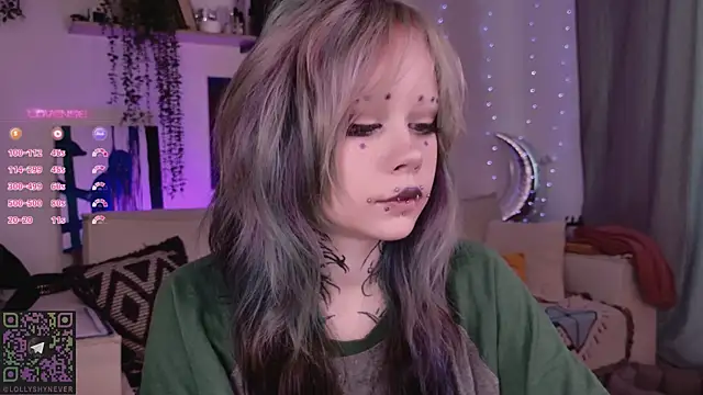 Snapshot of Lollyshy chatting on February 14, 8:00 am Lollyshy online show from February 14, 8:00 am