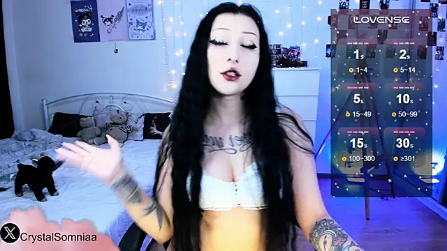 Crystal somnia online show from October 23, 4:23 am