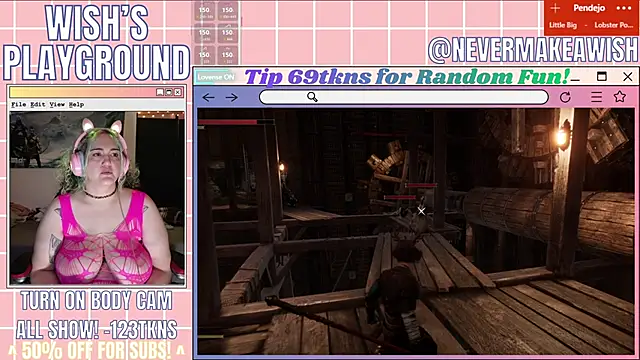 nevermakeawish online show from March 13, 5:14 am