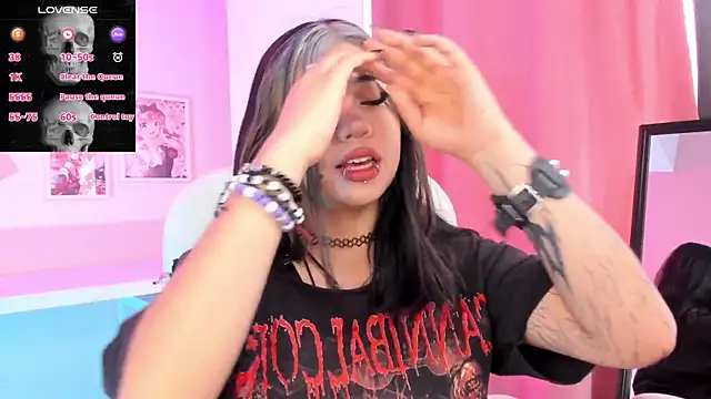 pinkk deemon online show from October 1, 2:12 pm