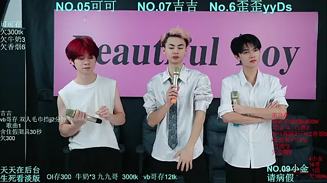 Beautifulboys-777 online show from October 18, 11:33 am