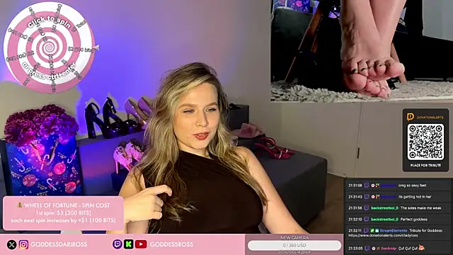 GoddessRoss online show from December 15, 6:34 pm