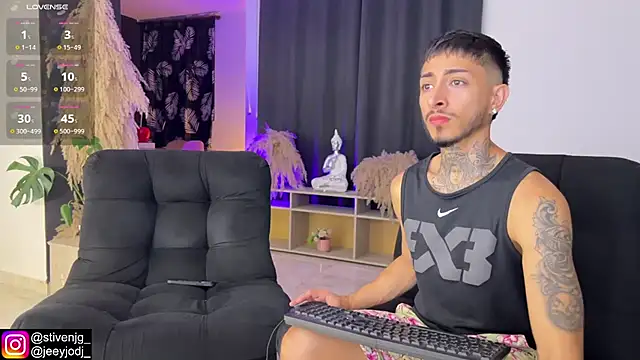tattoguys cums online show from October 22, 2:45 am