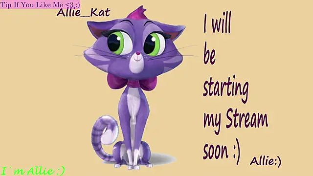 Snapshot of Allie_Kat chatting on January 17, 3:50 pm Allie Kat online show from January 17, 3:50 pm