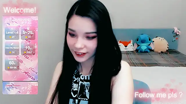 Snapshot of Kitten_Alissa chatting on October 21, 5:57 pm Kitten Alissa online show from October 21, 5:57 pm