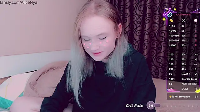 AliceNya cute online show from October 13, 4:34 am