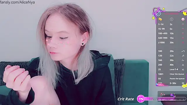AliceNya cute online show from October 16, 4:35 am