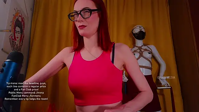 Giantess Eva online show from October 23, 5:33 pm