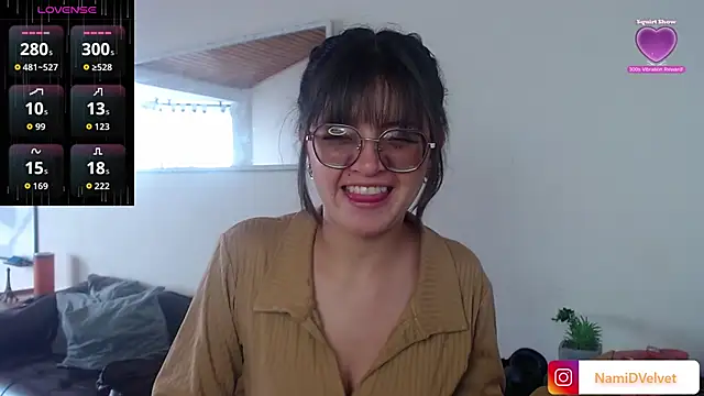 Snapshot of NamiDVelvet chatting on October 22, 3:12 pm NamiDVelvet online show from October 22, 3:12 pm