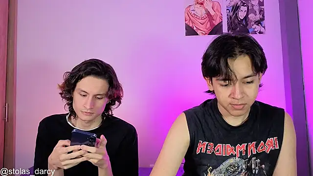 Snapshot of Darcy_and_Stolas chatting on July 1, 9:00 am Darcy and Stolas online show from July 1, 9:00 am