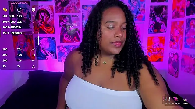 Snapshot of EbonyNeko chatting on November 18, 1:26 pm EbonyNeko online show from November 18, 1:26 pm