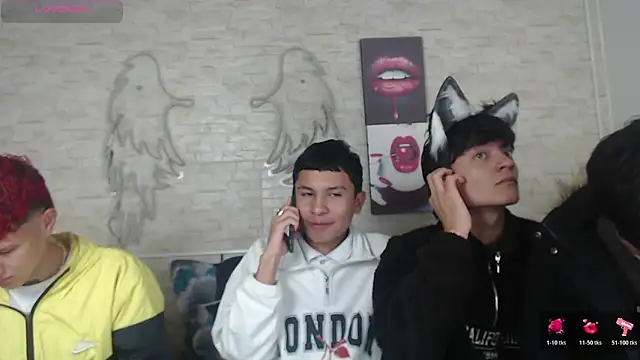 axel milo kairo and noa online show from November 22, 4:11 am