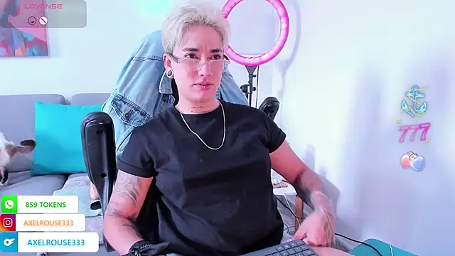 AxelRouse3 online show from April 14, 5:08 pm