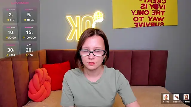 EmmaEthereal online show from March 19, 1:42 am