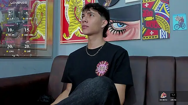 Snapshot of AronTawers chatting on March 24, 7:08 pm AronTawers online show from March 24, 7:08 pm