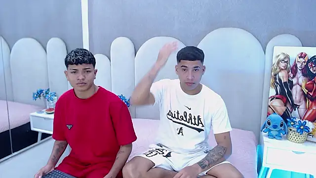 Snapshot of party_duo_boys chatting on February 28, 3:40 am party duo boys online show from February 28, 3:40 am