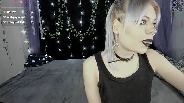 Snapshot of Nyokstynni chatting on March 1, 8:22 pm Nyokstynni online show from March 1, 8:22 pm