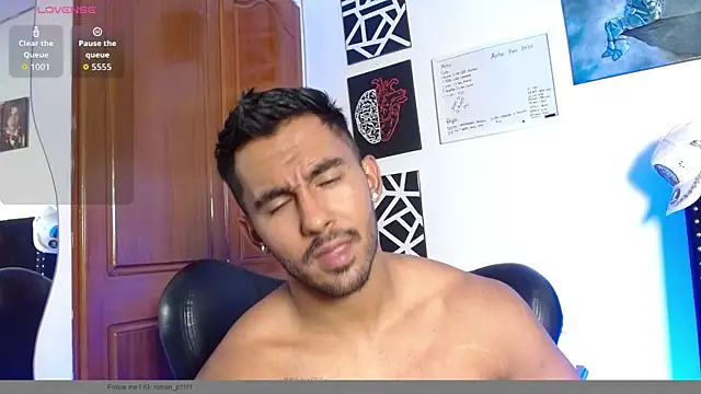 Snapshot of romanpearce_ chatting on May 15, 8:49 pm romanpearce online show from May 15, 8:49 pm