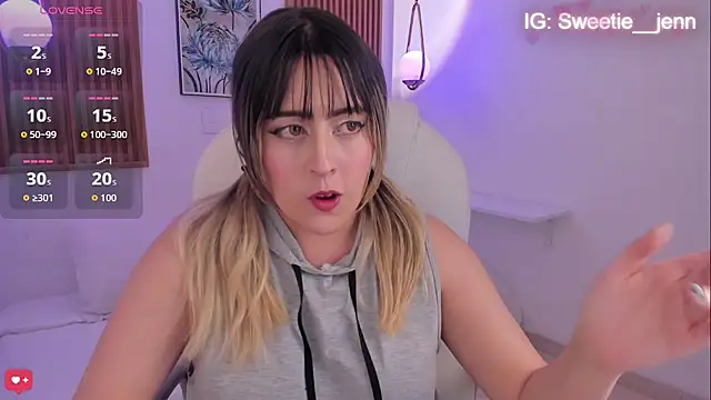 Snapshot of jenny_Dream_ chatting on July 18, 2:38 am jenny Dream online show from July 18, 2:38 am