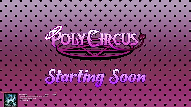 Snapshot of PolyCircus chatting on May 15, 3:24 am PolyCircus online show from May 15, 3:24 am
