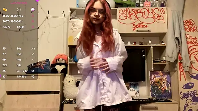 Snapshot of RedHeadCat chatting on April 17, 9:51 pm RedHeadCat online show from April 17, 9:51 pm
