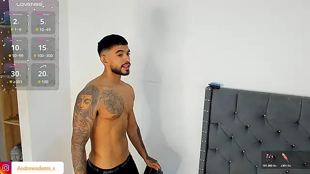 Andrewadamsx online show from June 21, 1:35 pm