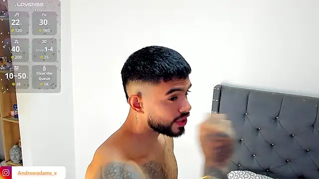 Andrewadamsx online show from July 24, 1:20 pm