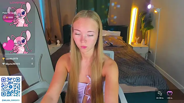 Milana Sorrento online show from July 8, 12:37 am