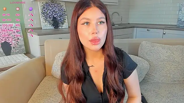 Snapshot of AliceFlowe chatting on July 4, 12:55 pm AliceFlowe online show from July 4, 12:55 pm