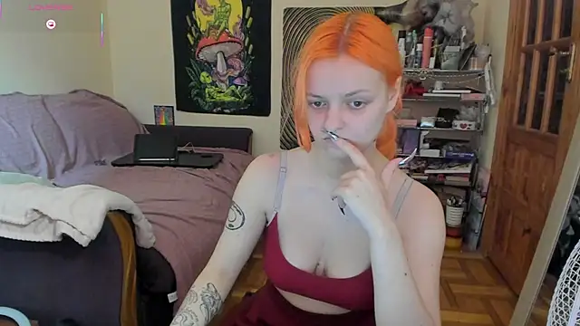 Snapshot of FoxFlame chatting on August 7, 2:41 pm FoxFlame online show from August 7, 2:41 pm