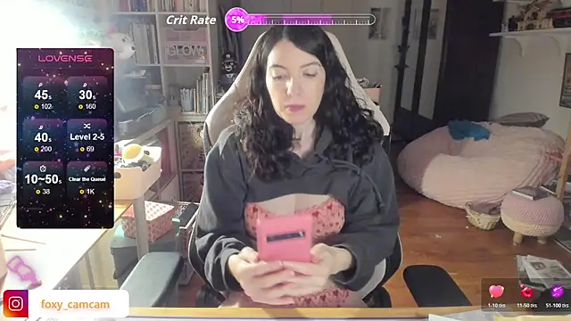 Foxy c online show from April 7, 8:42 pm