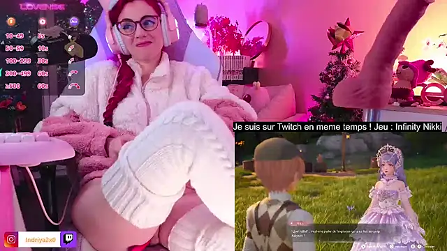 Snapshot of Indriya2x0 chatting on January 29, 12:12 am Indriya2x0 online show from January 29, 12:12 am