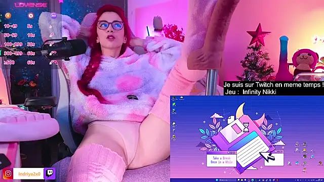 Snapshot of Indriya2x0 chatting on February 17, 8:47 pm Indriya2x0 online show from February 17, 8:47 pm