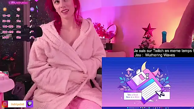 Snapshot of Indriya2x0 chatting on February 18, 8:47 pm Indriya2x0 online show from February 18, 8:47 pm