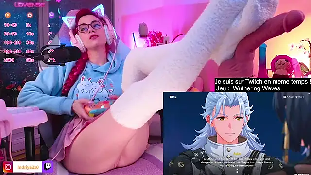 Snapshot of Indriya2x0 chatting on February 21, 11:10 pm Indriya2x0 online show from February 21, 11:10 pm