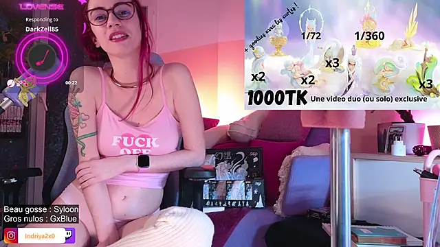 Snapshot of Indriya2x0 chatting on September 30, 8:14 pm Indriya2x0 online show from September 30, 8:14 pm