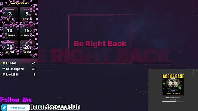 JannetPie online show from February 6, 7:35 am