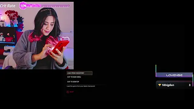 Snapshot of Annie_p chatting on February 22, 5:44 am Annie p online show from February 22, 5:44 am