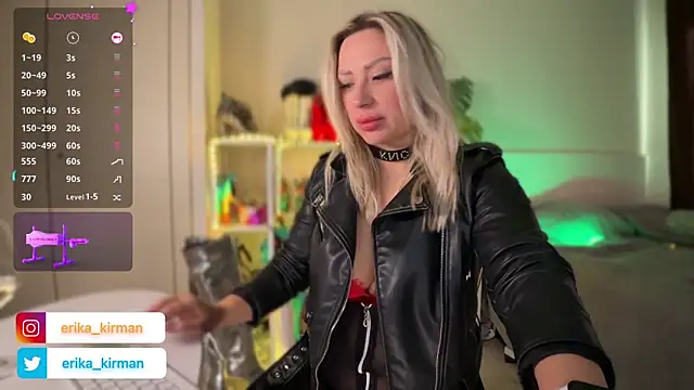 Erika Kirman online show from March 22, 4:58 pm