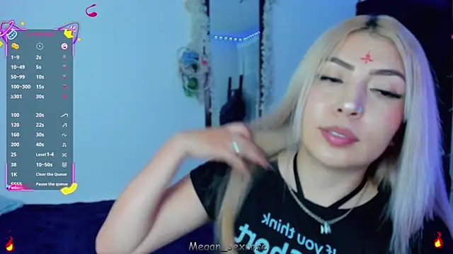 megan sexrose online show from January 7, 1:30 am