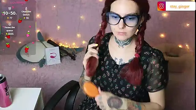 Ginger Stay online show from February 18, 8:58 pm