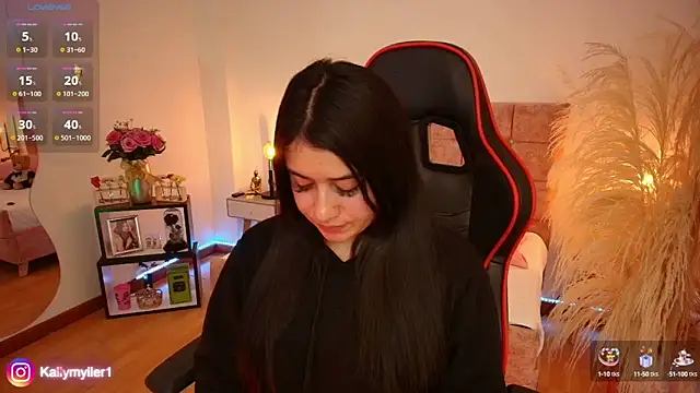 Snapshot of KallyMyller1 chatting on January 2, 7:40 pm KallyMyller1 online show from January 2, 7:40 pm