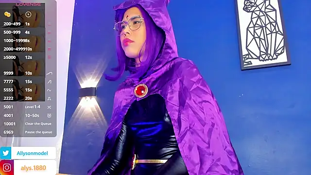 alysson 18 online show from February 8, 1:22 pm